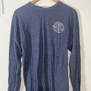 Men's Blue Long Sleeve Shirt